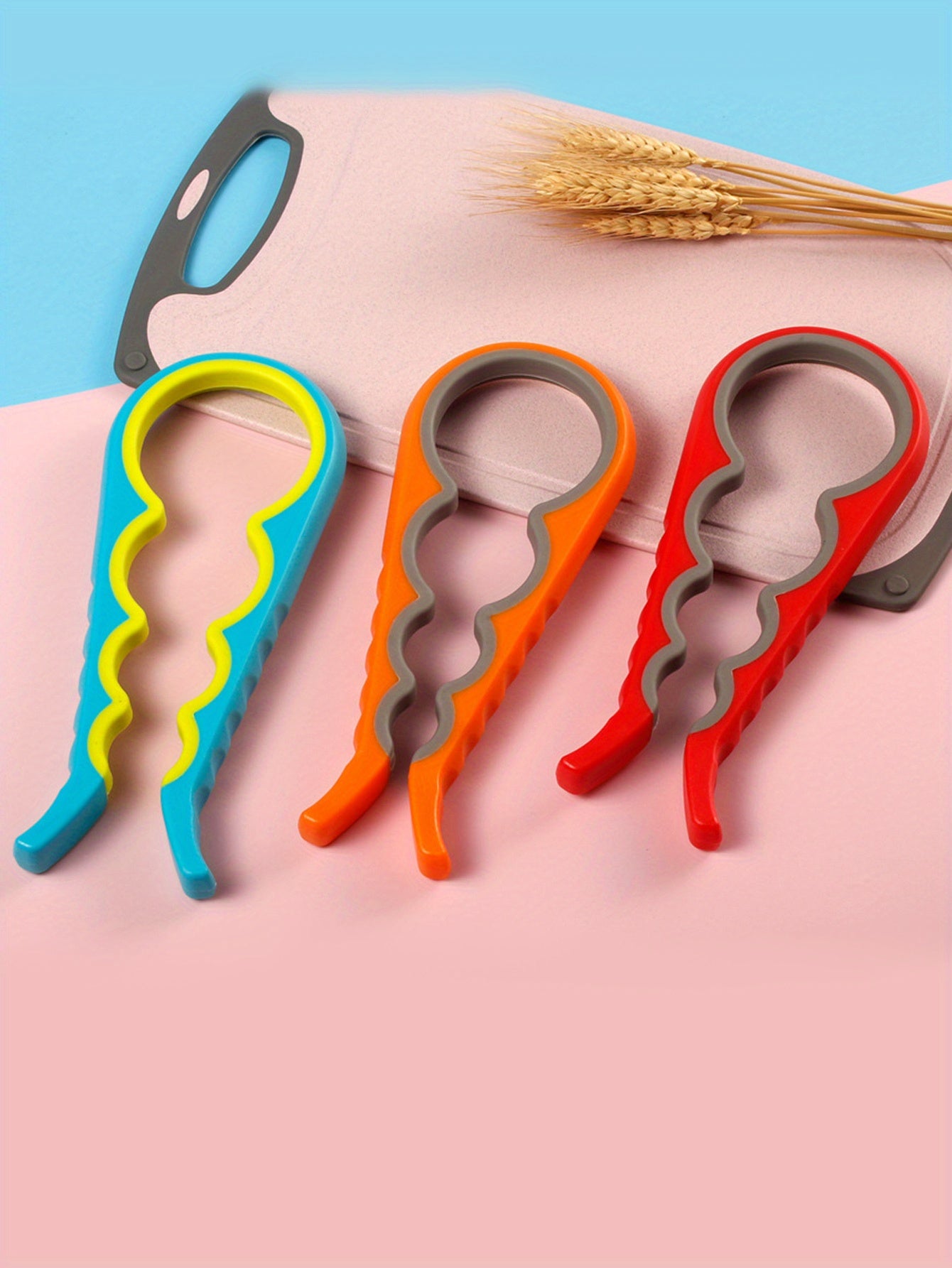 Deschizător Borcane & Conserve 4 în 1 - Ergonomic, Ușor de Utilizat pentru Vârstnici și Mâini Slăbite