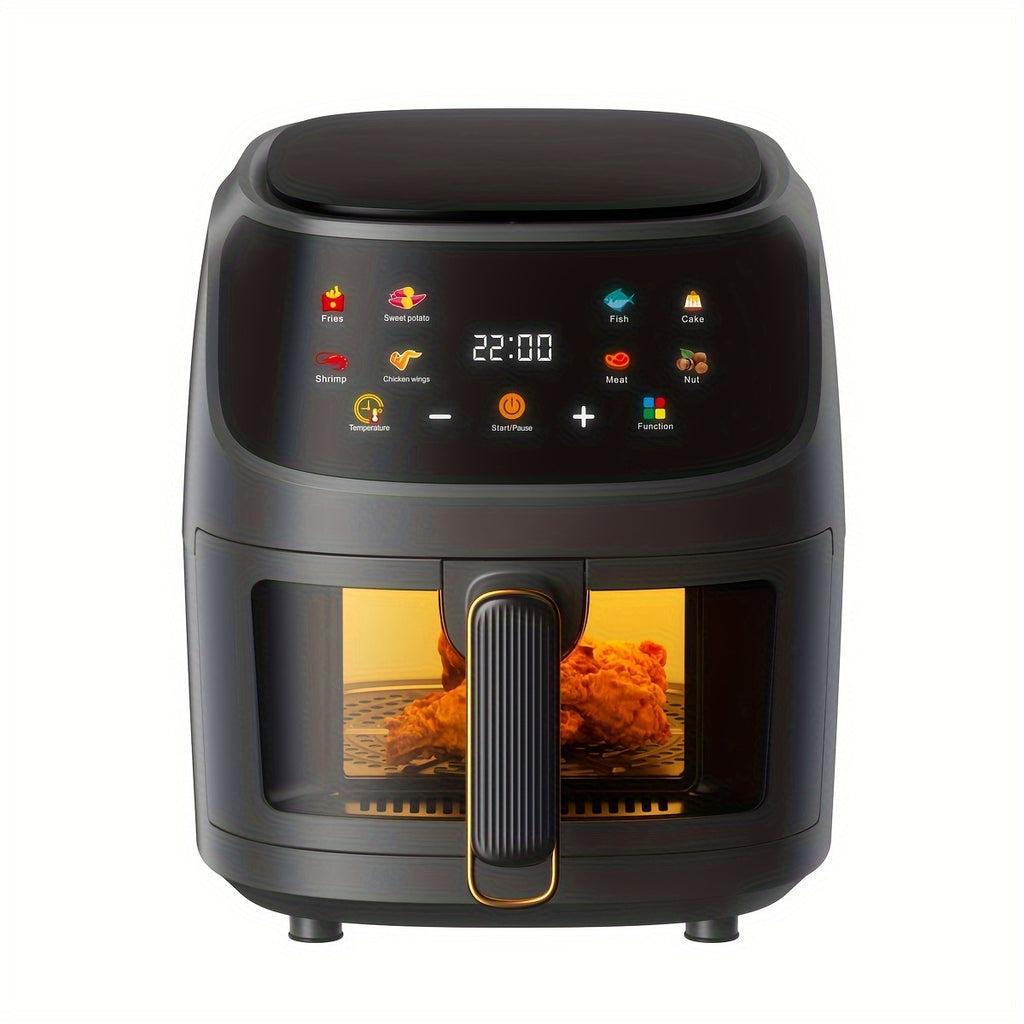 Fritoză cu Aer Cald (Air Fryer) de 6 Litri: Multifuncțională, Inteligentă și Digitală