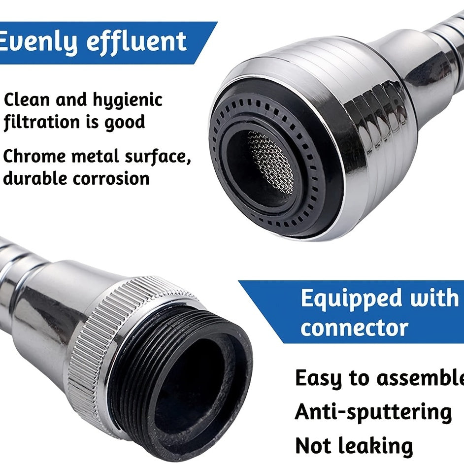 Extensor Robinet cu Filtru – Economisire Apă, Anti-Stropire, Rotire 360°, Sprayer pentru Bucătărie
