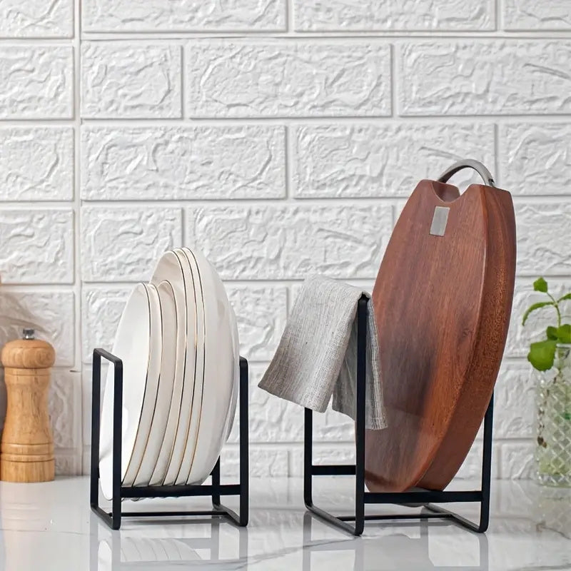 Suport Organizare Farfurii pentru Sertar – Rack de Depozitare pentru Dulap, Uscare și Organizare, Ideal pentru Bucătărie și Rulote (RV)